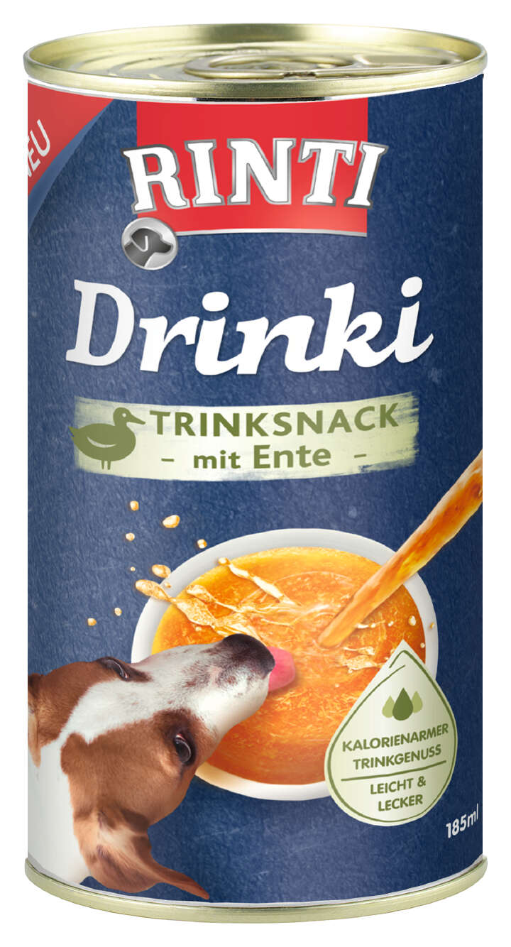 RINTI Hundeleckerlis Drinki Trinksnack Ente